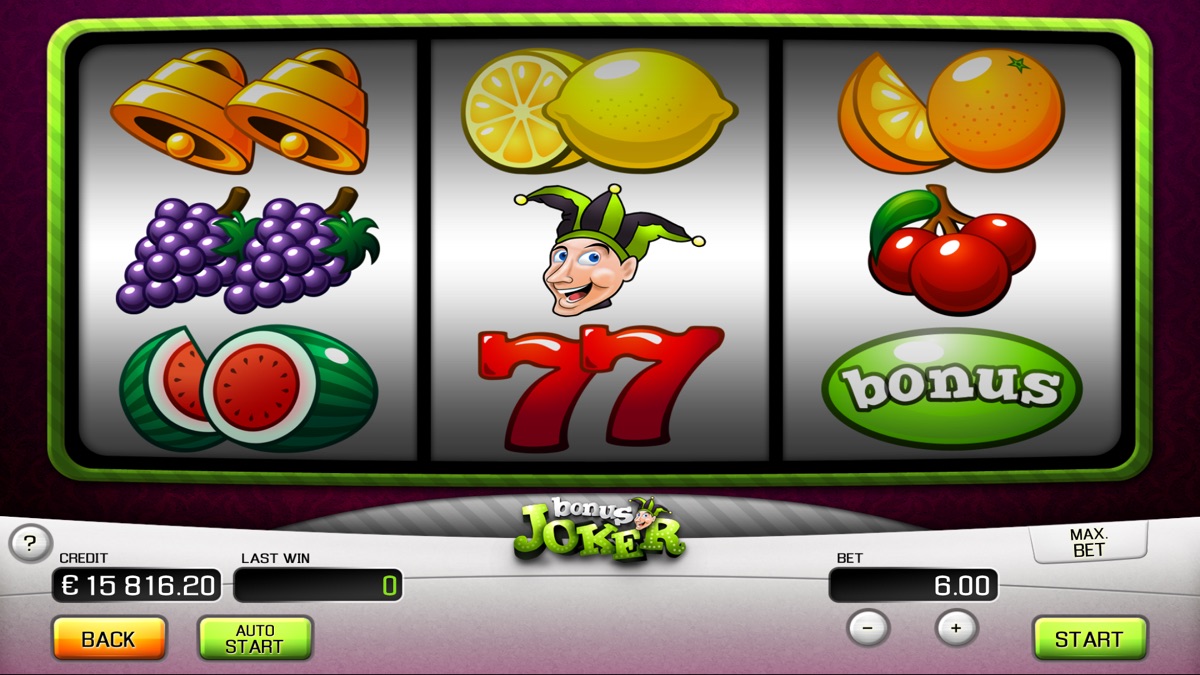 Apollo Games社のスロットゲーム「Bonus Joker」
